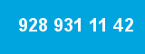 928 931 11 42 928 931 11 42